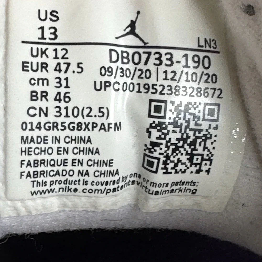 Size 13 - Nike Air Jordan 12 Low Retro Easter DB0733-190 White/Blue